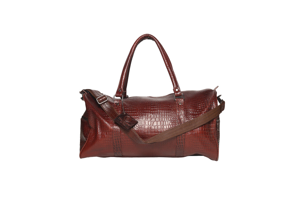 TLS All Rounder Leather Duffle Bag