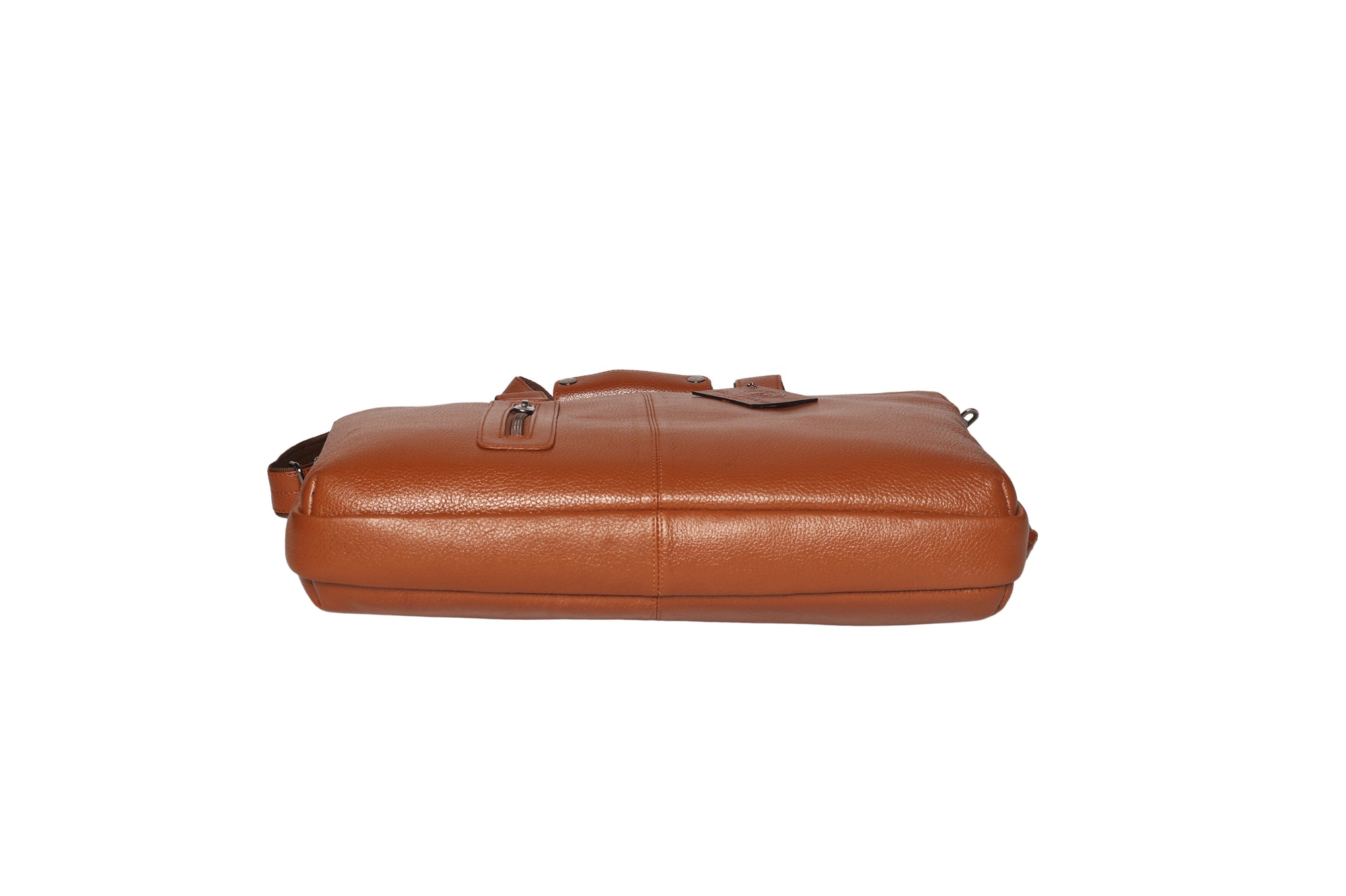 TLS UrbanEdge Tan Leather Laptop Bag