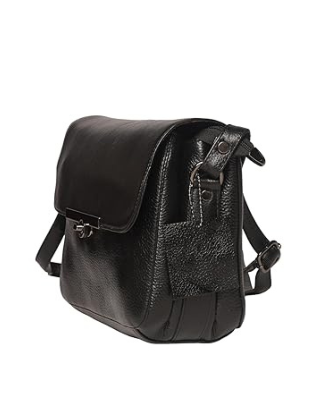 TLS Classic Leather Sling Bag – Genuine Leather Crossbody for Women
