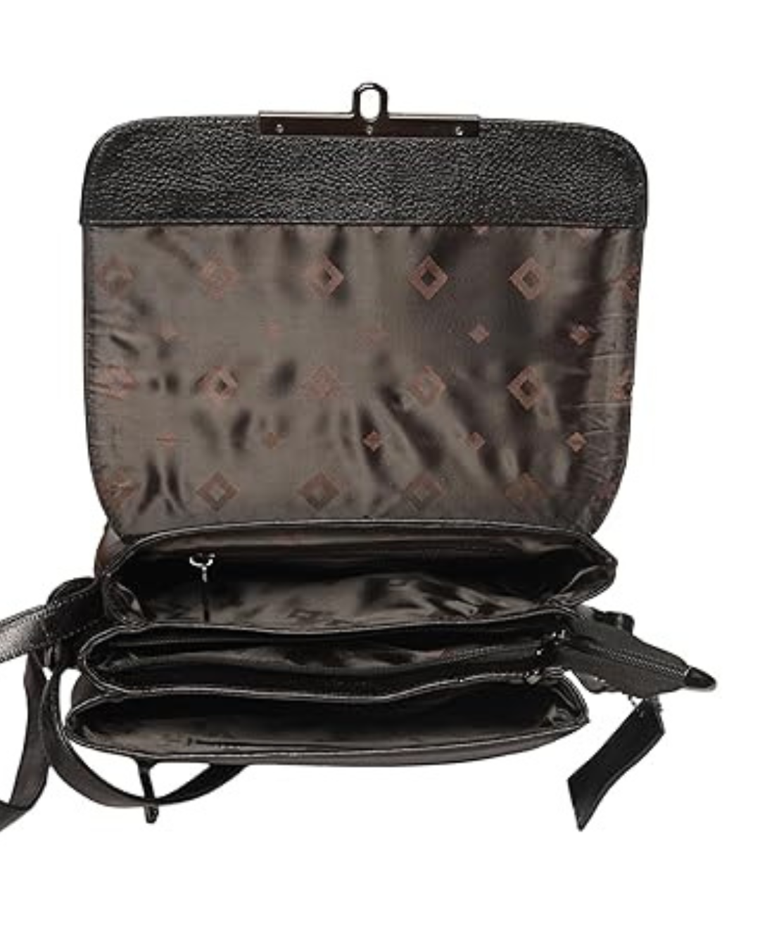 TLS Classic Leather Sling Bag – Genuine Leather Crossbody for Women